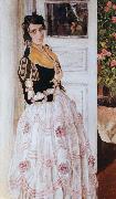 Alexander Yakovlevich GOLOVIN The Spanish woman at Balcony oil painting reproduction